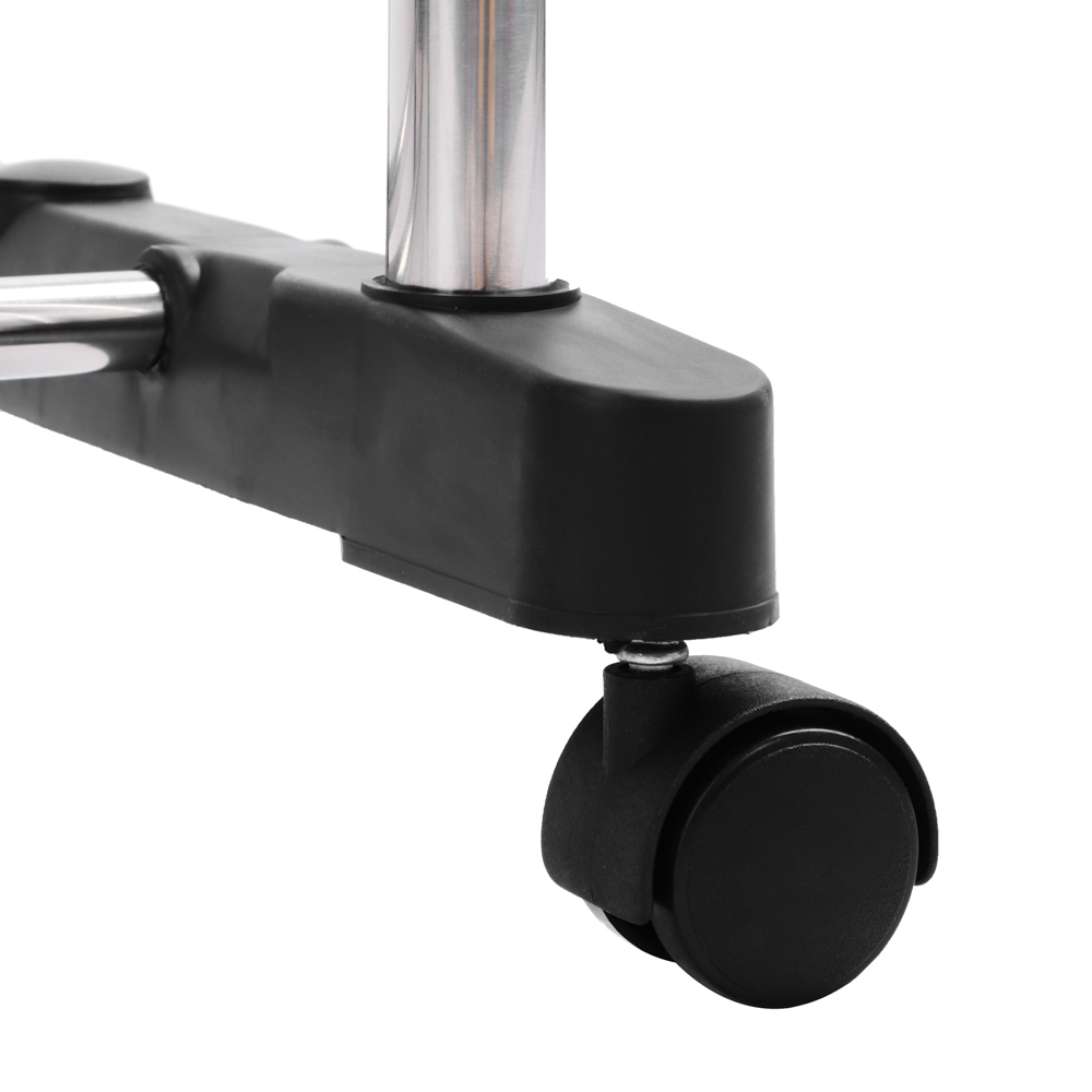 VETTA Вешалка напольная двойная, телескоп., на колесах, металл, пластик, 80x42x80(160)см, арт.№ 465-118