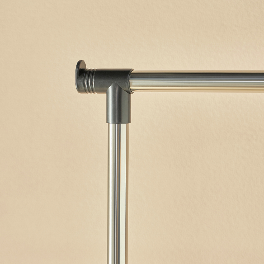 VETTA Вешалка напольная телескоп., на колесах, металл, пластик, 80x42x80(160)см, арт.№ 465-119