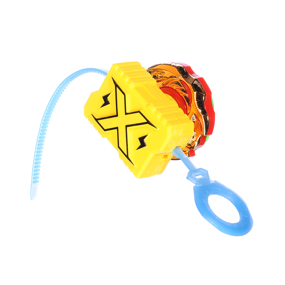 ИГРОЛЕНД Игрушка "Боевой волчок", со стартером, 3 предмета, ABS, металл, 11х16х4см, арт.№ 214-014