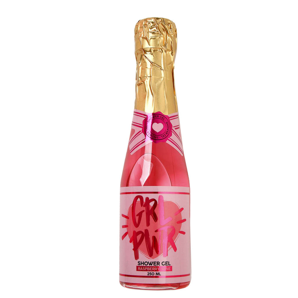 Гель для душа "Prosecco Queen"/"GRL PWR",флакон шампанское,250мл, арт.№ 951-138