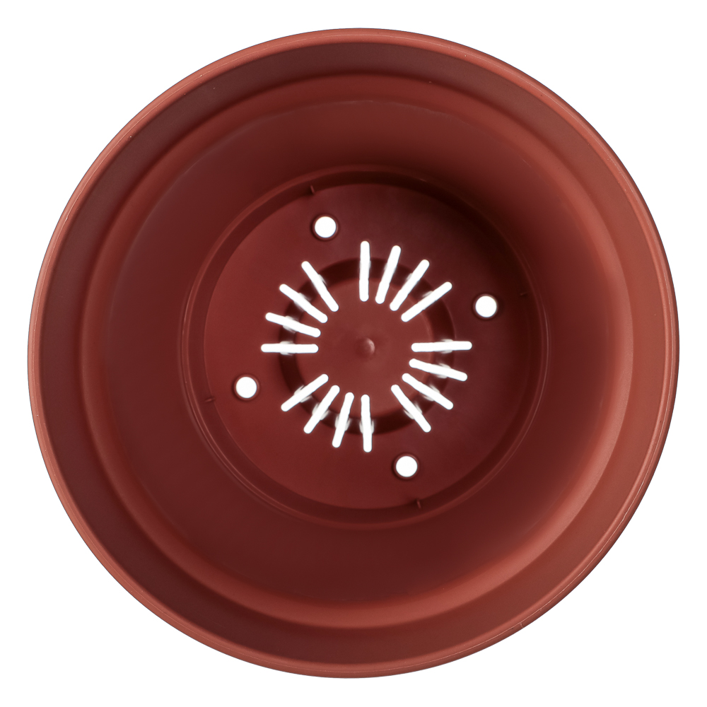 Горшок для цветов Mint d150мм, 1,2л с поддоном, терракот, арт.№ 164-017