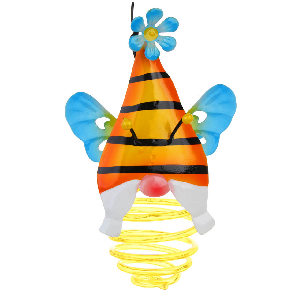 INBLOOM Фонарь на солн.батарее Гномик 52х7.5см,10LED, белый, 1.2V 2/3AAA 150mAh Ni-Cd, металл, арт.№ 475-330