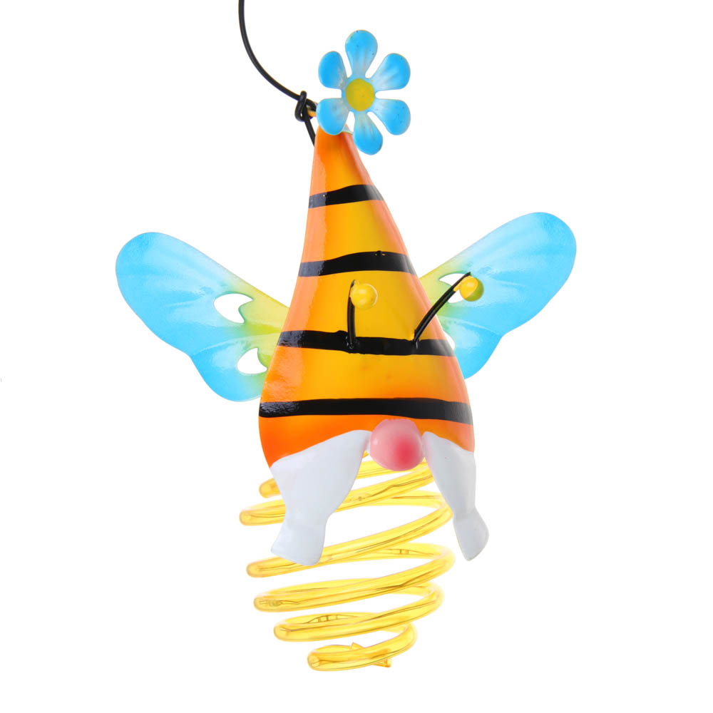 INBLOOM Фонарь на солн.батарее Гномик 52х7.5см,10LED, белый, 1.2V 2/3AAA 150mAh Ni-Cd, металл, арт.№ 475-330