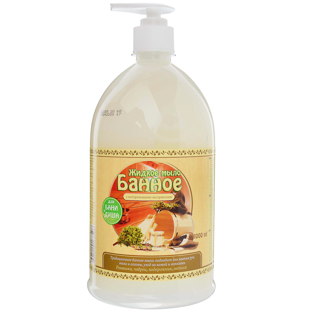 Мыло жидкое Банное, 1л, арт.2460, арт.№ 952-096