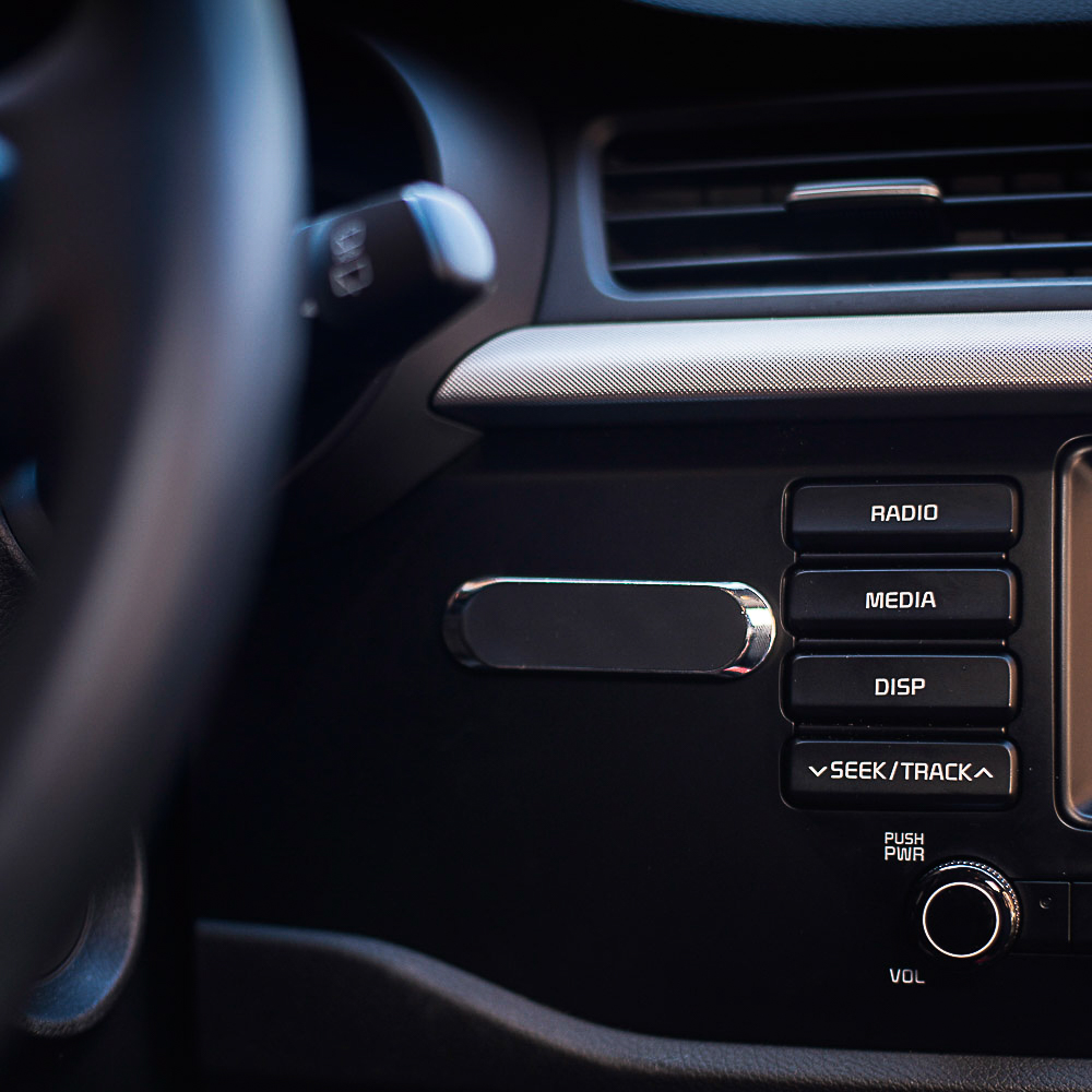 BY Держатель телефона магнитный на панель, металл, 7х2см, арт.№ 733-038