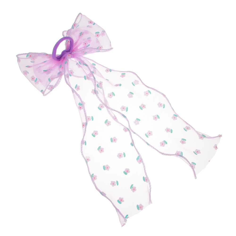 ЮНИLOOK Резинка для волос детская, d4см, длина 25см, полиэстер, 3 цвета #2, арт.№ 322-293