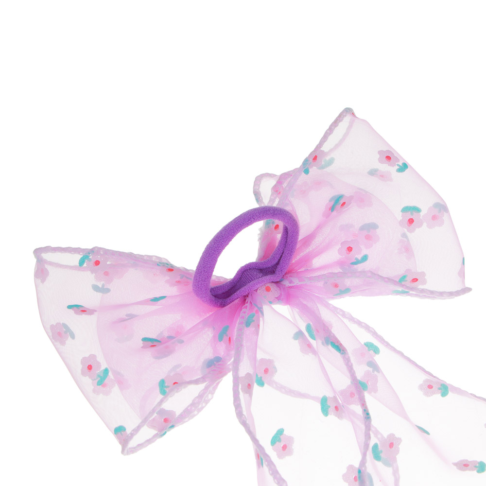 ЮНИLOOK Резинка для волос детская, d4см, длина 25см, полиэстер, 3 цвета #2, арт.№ 322-293