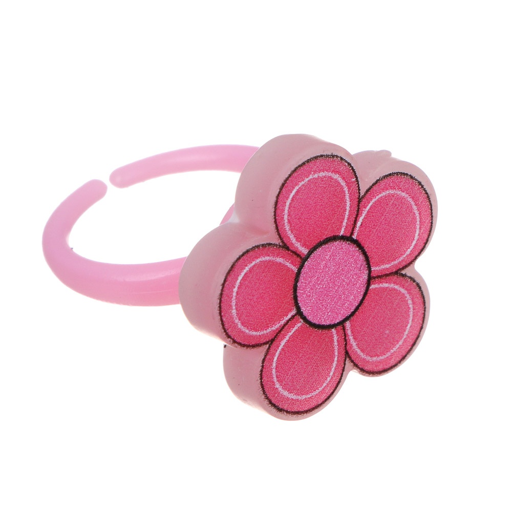 ЮНИLOOK Набор детских колец 3 шт, пластик, р-р универсальный, в ассортименте, арт.№ 316-368