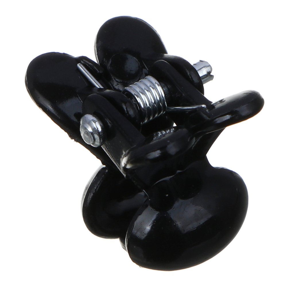 ЮНИLOOK Набор детских аксессуаров для волос: резинки и крабики, полиэстер, пластик, ТПР, черные, арт.№ 322-294