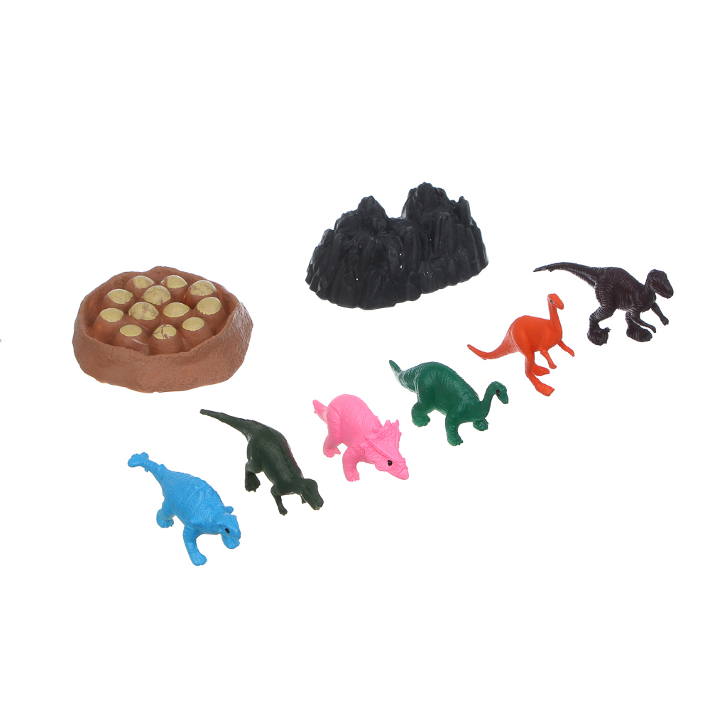 ИГРОЛЕНД Набор для творчества "Диномир", ABS, PVC, акрил, 22,8х17,5х17,5см, арт.№ 284-328