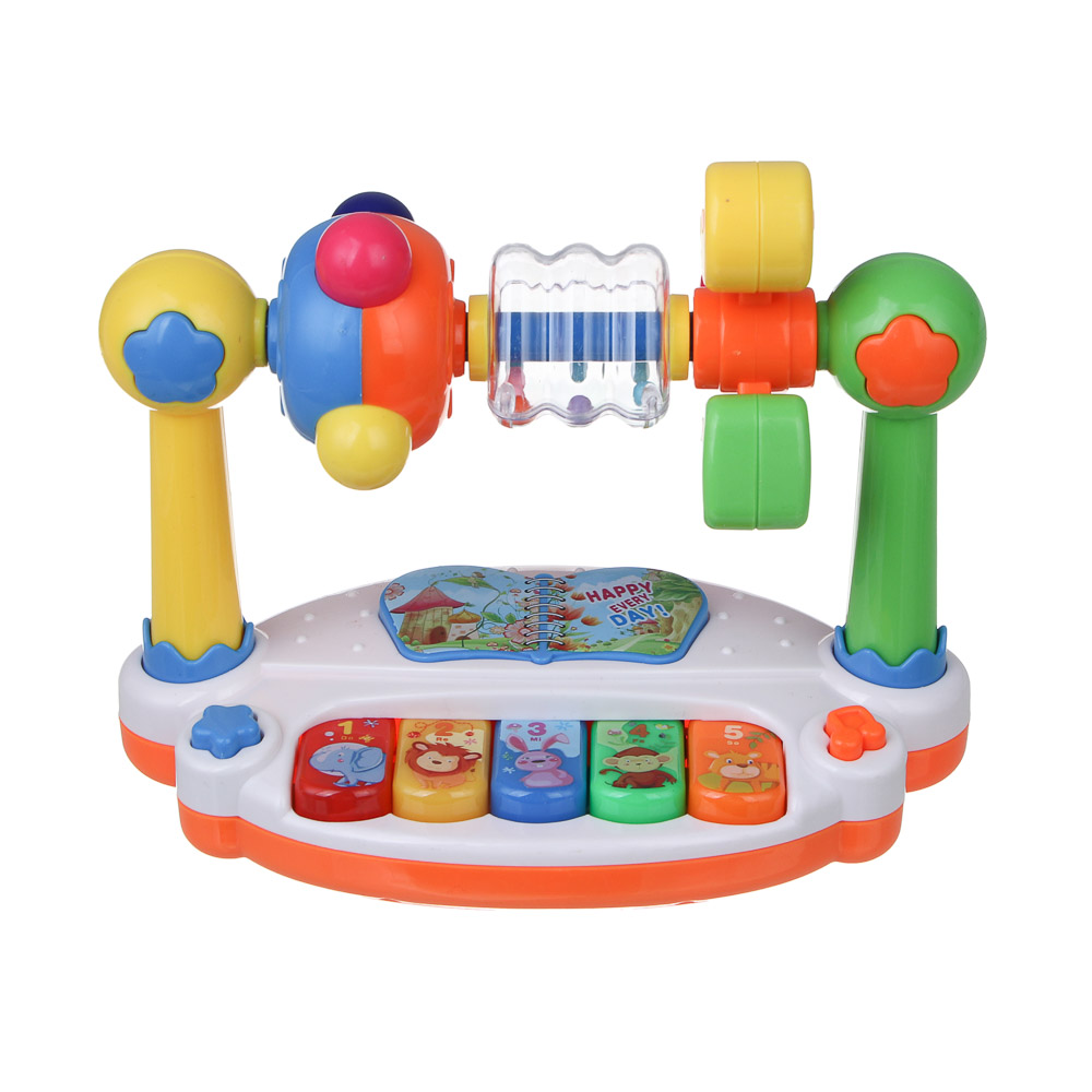 ИГРОЛЕНД Игровой центр музыкальный, свет, звук, 3хАА, ABS, 19х11,5х15 см, арт.№ 272-909