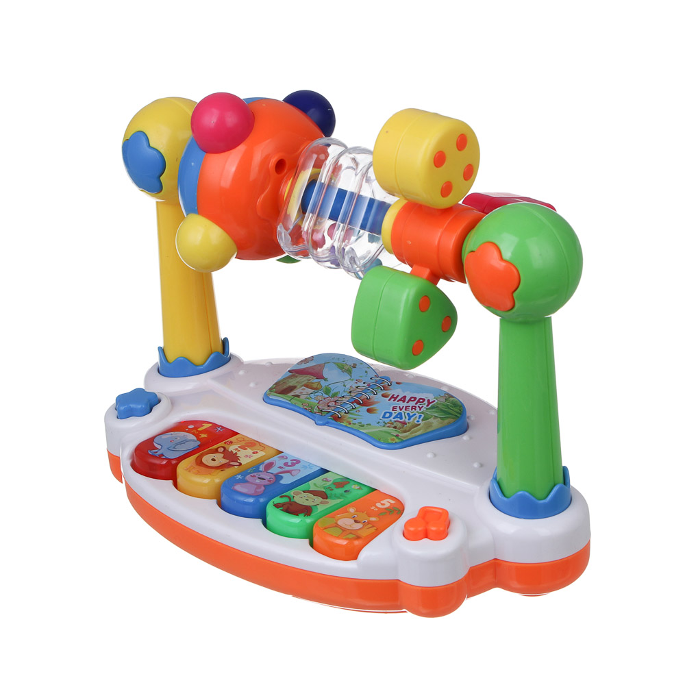 ИГРОЛЕНД Игровой центр музыкальный, свет, звук, 3хАА, ABS, 19х11,5х15 см, арт.№ 272-909