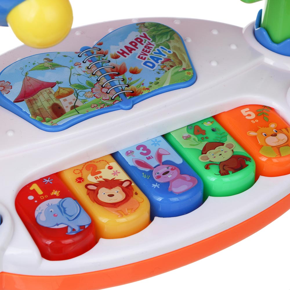 ИГРОЛЕНД Игровой центр музыкальный, свет, звук, 3хАА, ABS, 19х11,5х15 см, арт.№ 272-909