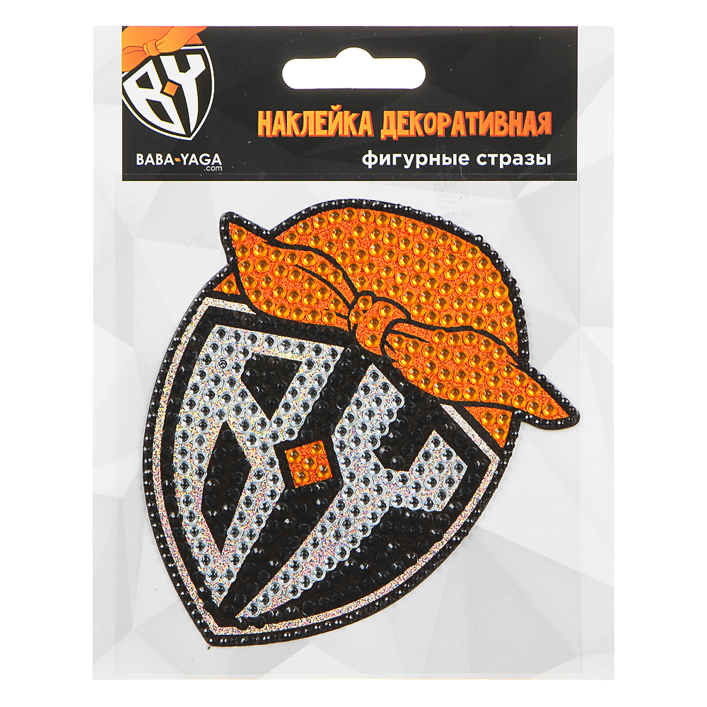 BY Наклейка декоративная фигурные стразы, 11х12см, ПВХ, арт.№ R21-009