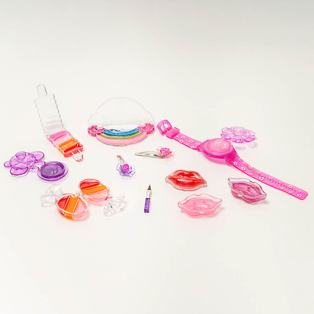 Набор блесков для губ 2 шт, 4,2г, в виде наручных часов, арт.№ 330-385