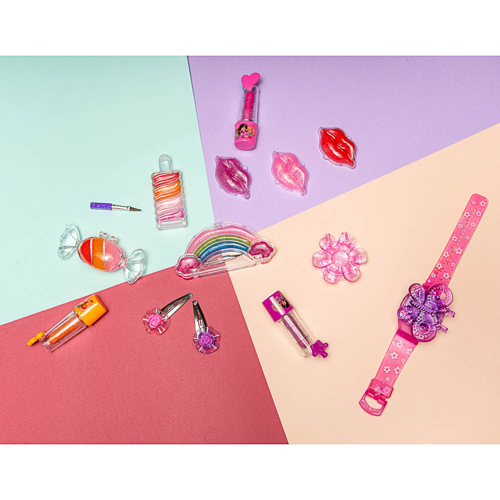 Набор блесков для губ 2 шт, 4,2г, в виде наручных часов, арт.№ 330-385