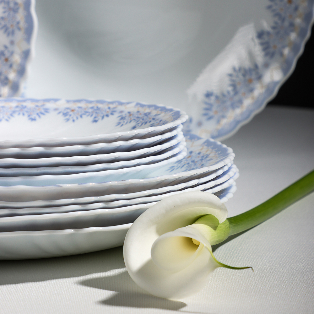 MILLIMI Аполлон2 Набор столовой посуды 19 пр., опаловое стекло, 218, арт.№ 818-011