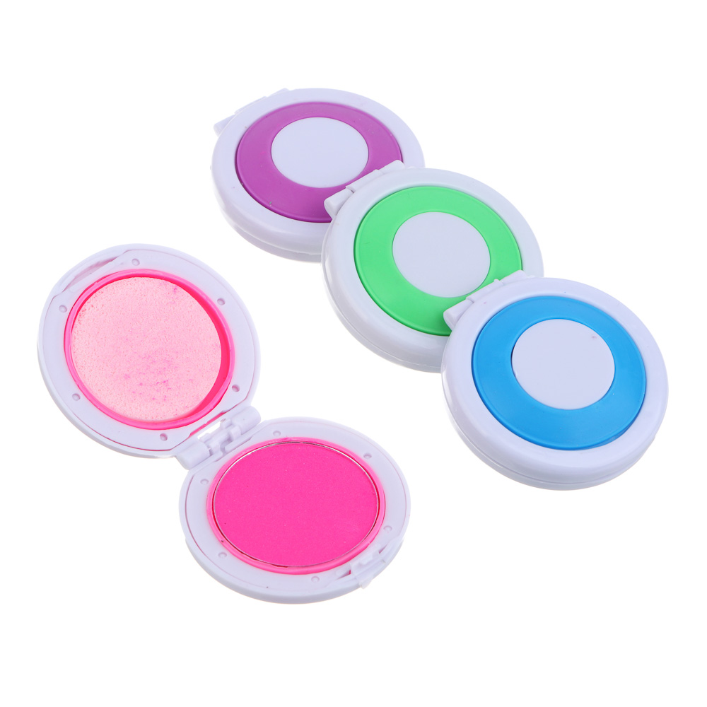 Набор мелков для окрашивания волос ЮНИLOOK 4шт, круглые, 4 цвета, ACS-77, арт.№ 323-024