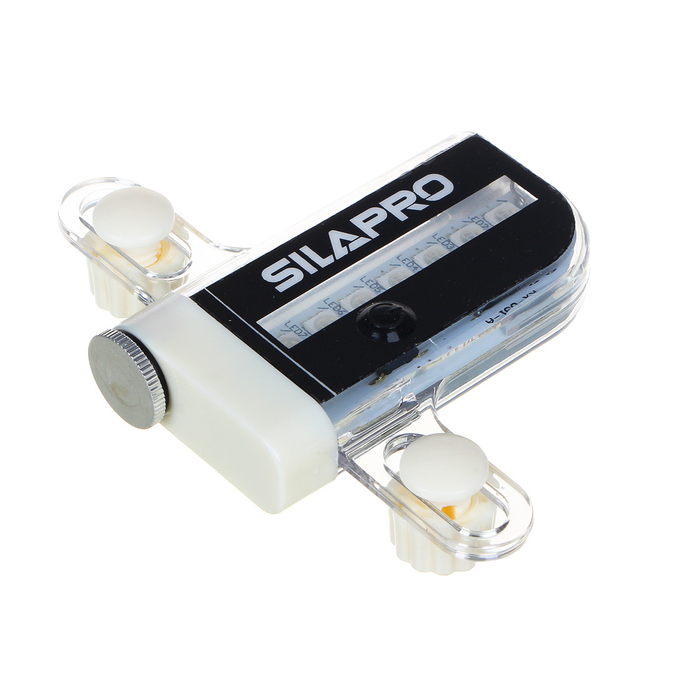 SILAPRO Фонарь на спицы велосипедный, 7LED, 7 узоров, металл, пластик, арт.№ 195-090