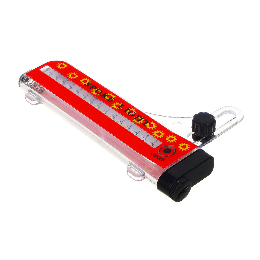 SILAPRO Фонарь на спицы велосипедный, 32LED, 32 узора, металл, пластик, арт.№ 195-091