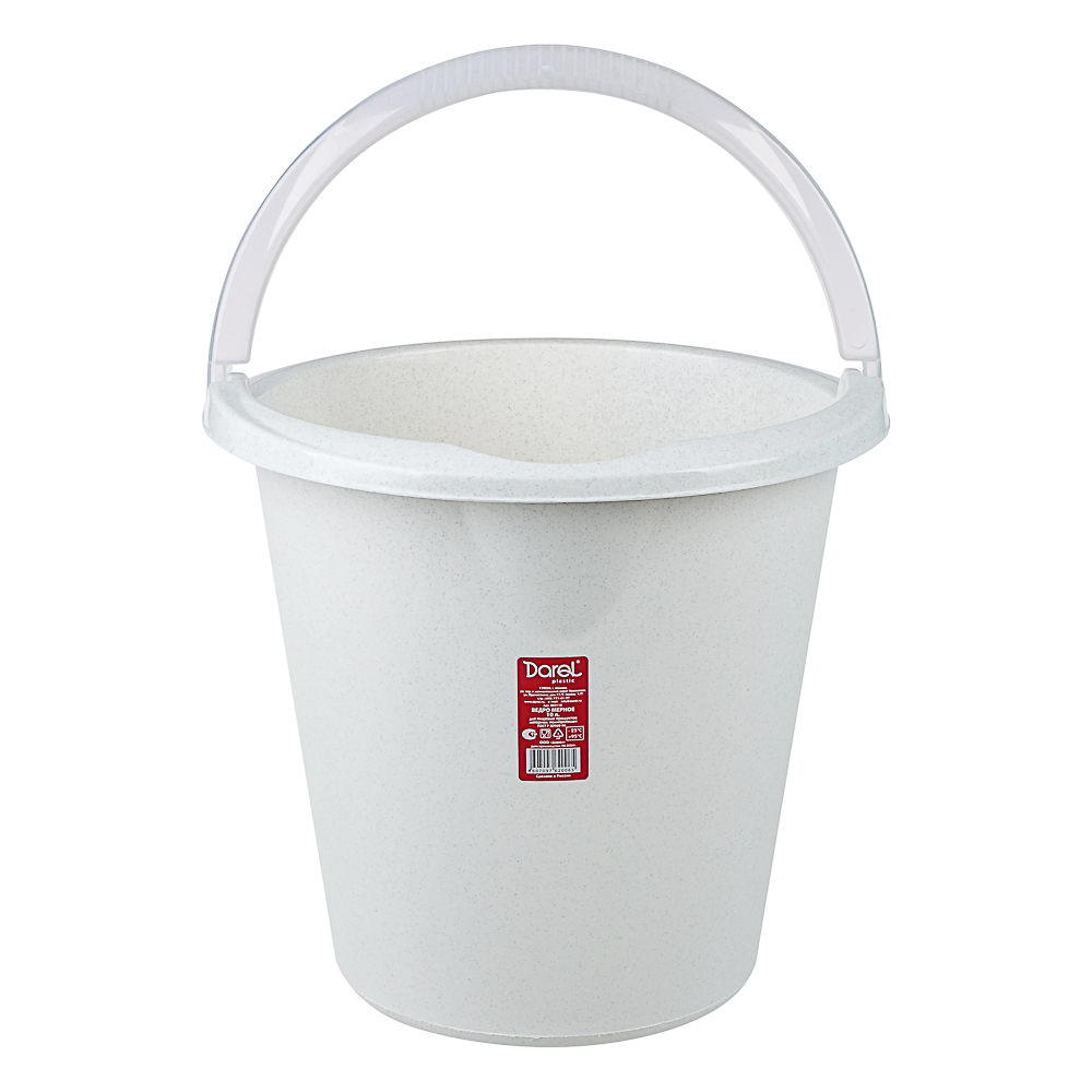 Ведро 10л, пищевой пластик, арт.№ 407-097