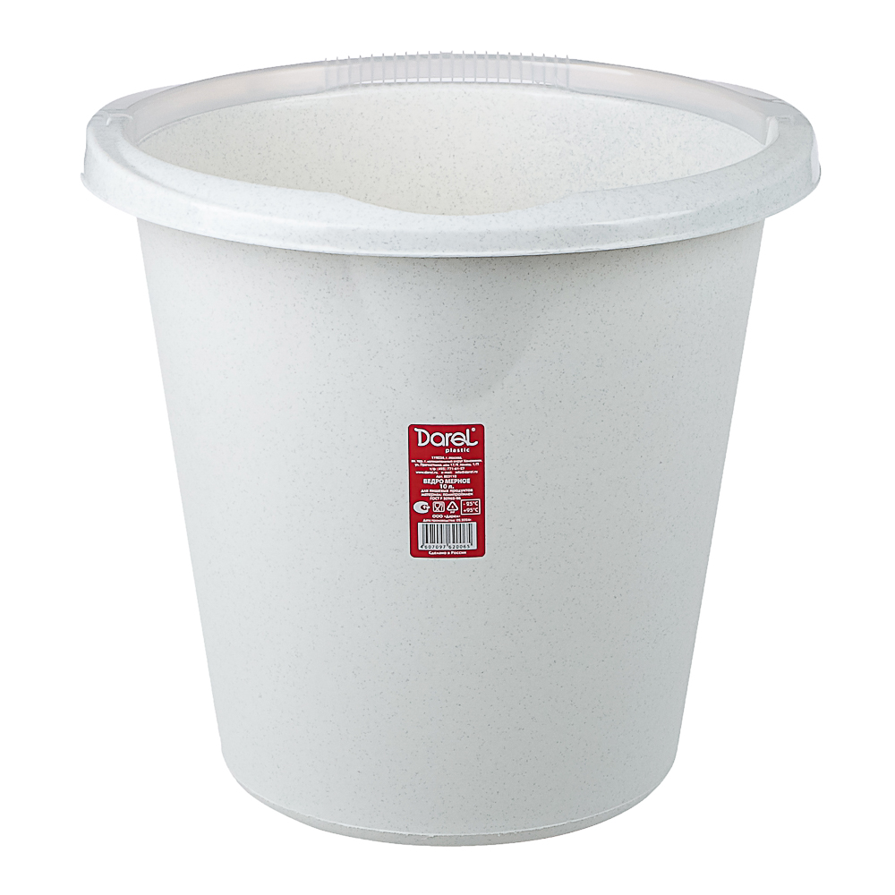 Ведро 10л, пищевой пластик, арт.№ 407-097