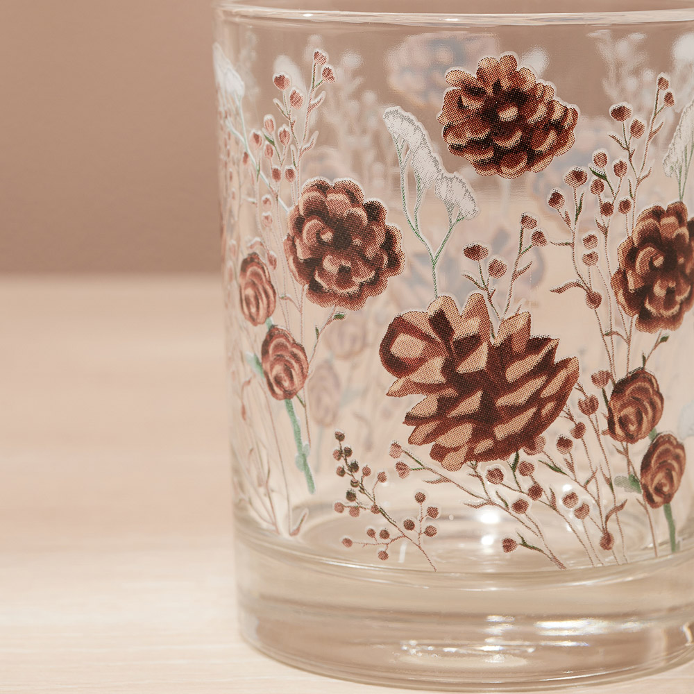 ОСЗ Шишки Стакан низкий 240мл, стекло, арт.№ 877-712