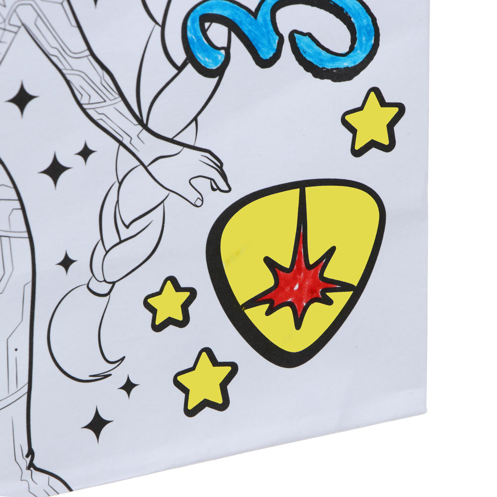 BY Набор пакетов для раскрашивания, 2 шт + фломастеры, 5шт, 21x15x8см, 2 вида набора, арт.№ 507-048