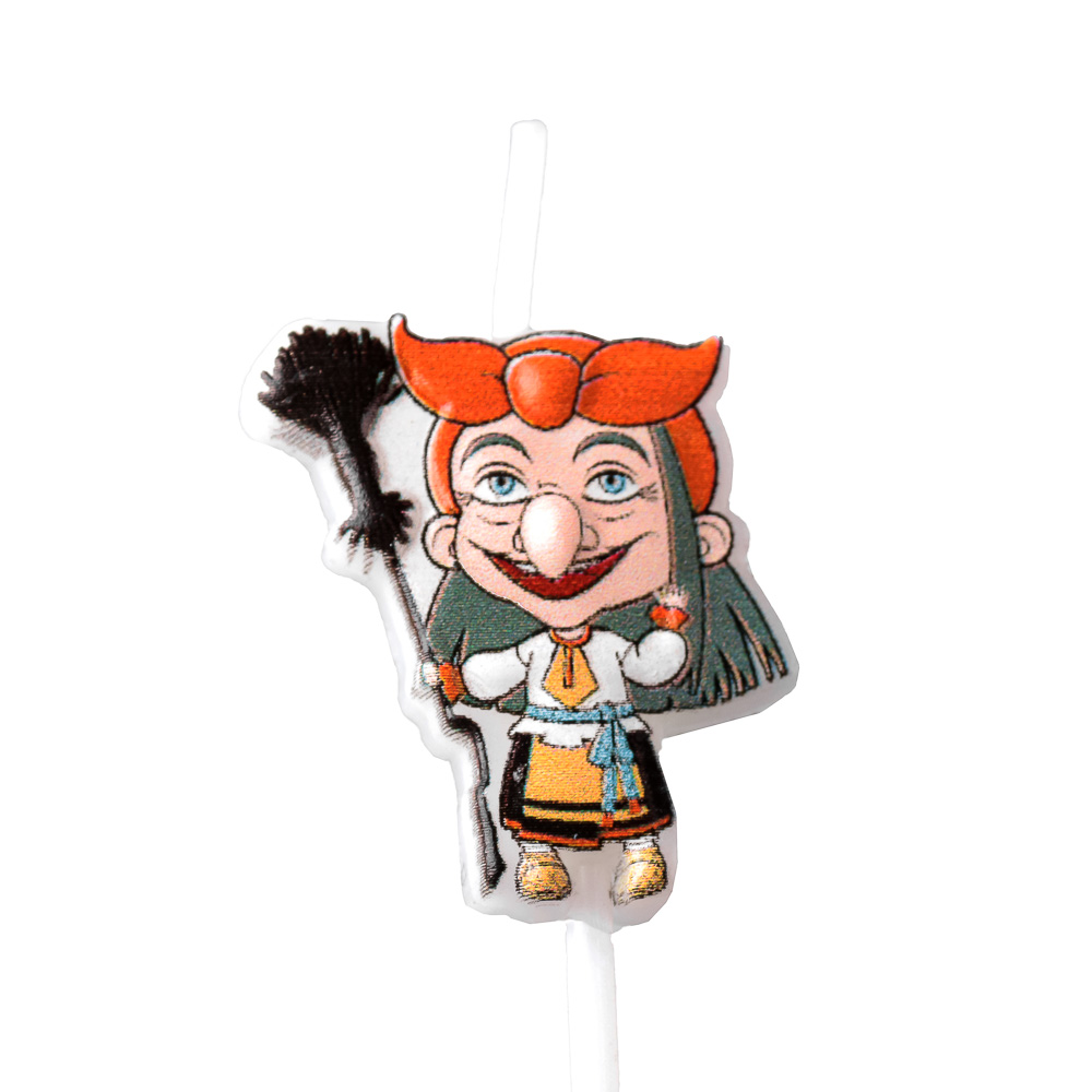 BY Сказки Набор свечей для торта 5шт, фигурные, 10х8х2см, парафин, арт.№ 533-040