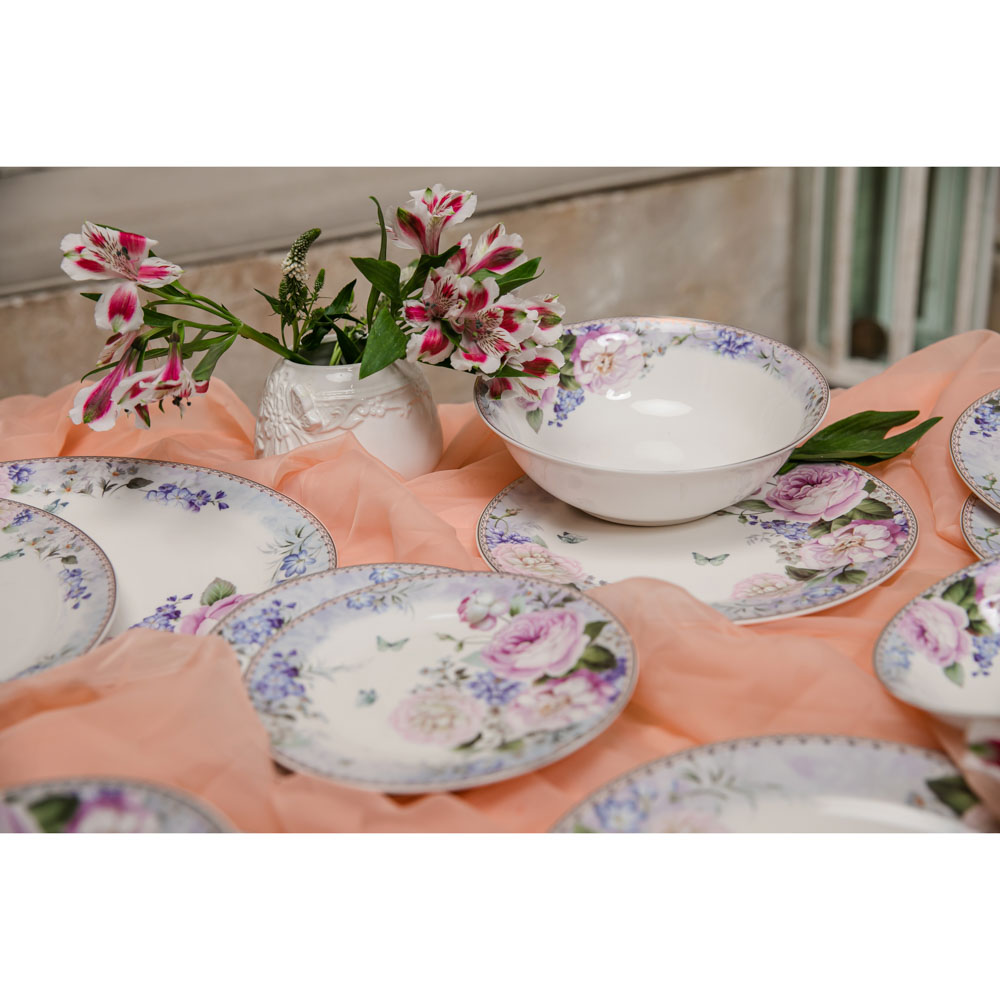 MILLIMI Фредерика Сервиз столовый 21пр, костяной фарфор, арт.№ 821-013