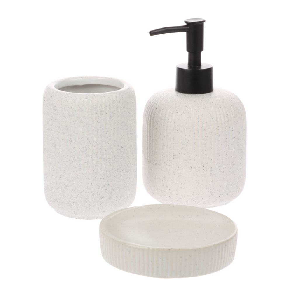 Дозатор жидкого мыла NOBLE бежевый, керамика, SWC-2502-01, арт.№ 463-542