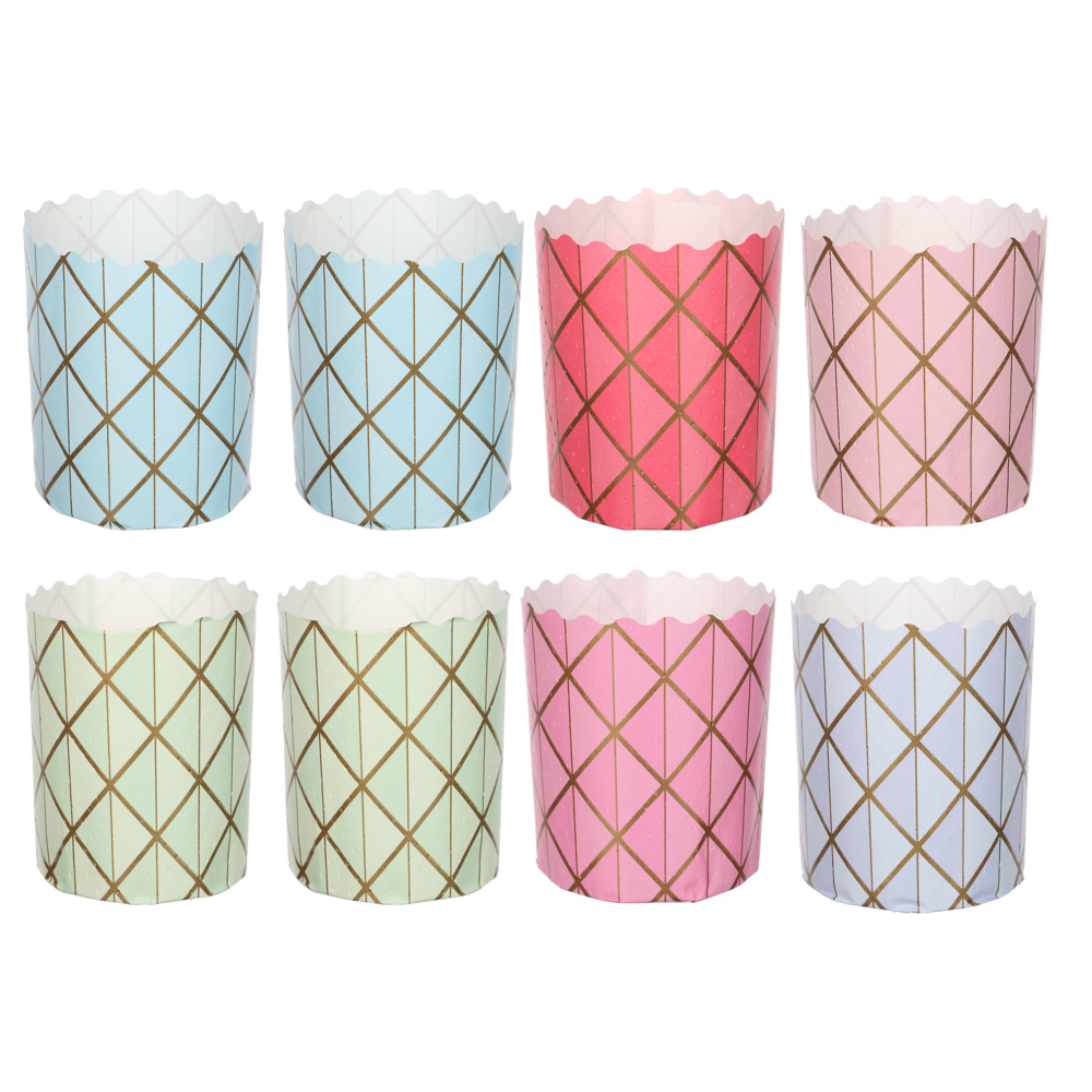 Набор форм пекарских бумажных (d60, h70 мм), 8 шт, арт hk53767, арт.№ 513-178