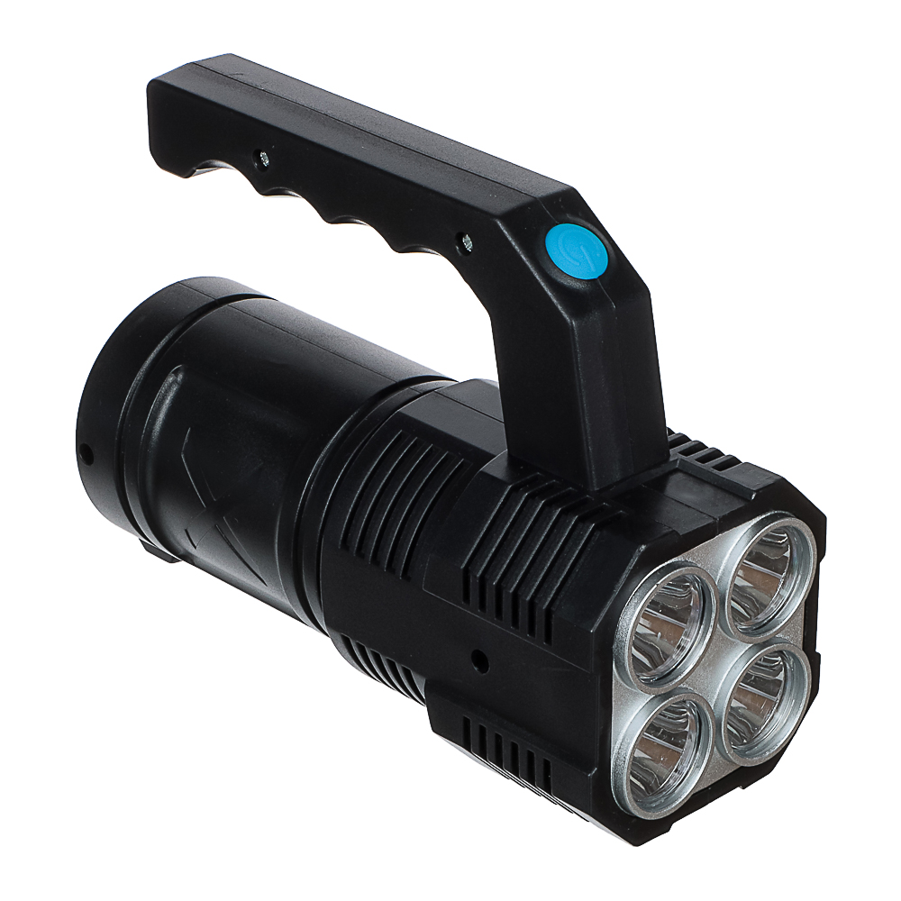 Фонарь прожектор тм ЕРМАК, 4 LED + COB, 4 режима, 2000мАч, USB кабель, пластик, 147х103х60 мм, арт.№ 223-074