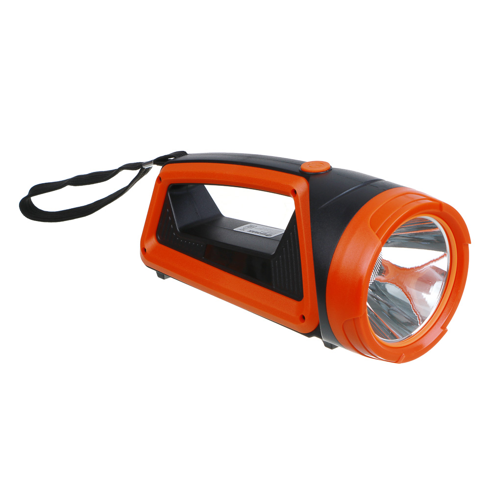 Фонарь прожектор тм ЕРМАК, LED + COB, 6 режимов, 2400мАч, USB кабель, 9х9х20см, пластик, арт.№ 223-073