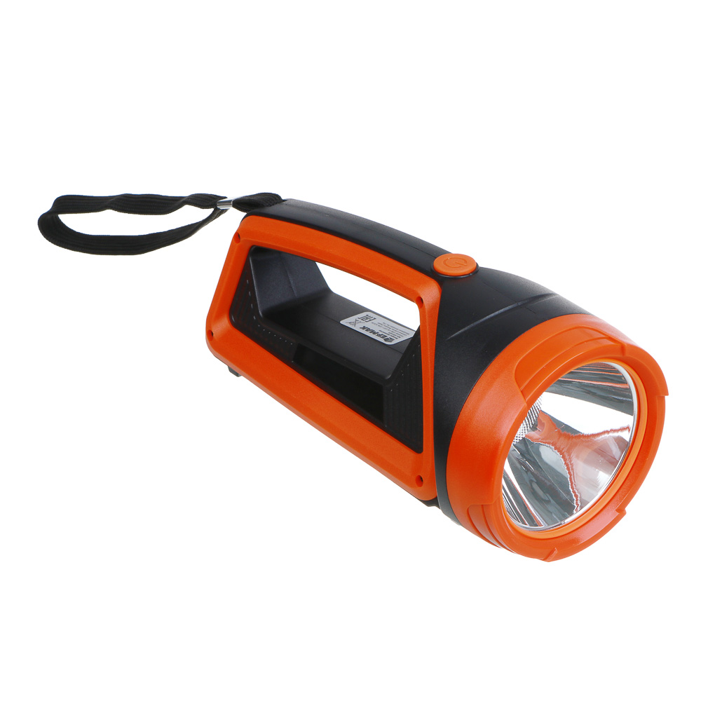 Фонарь прожектор тм ЕРМАК, LED + COB, 6 режимов, 2400мАч, USB кабель, 9х9х20см, пластик, арт.№ 223-073