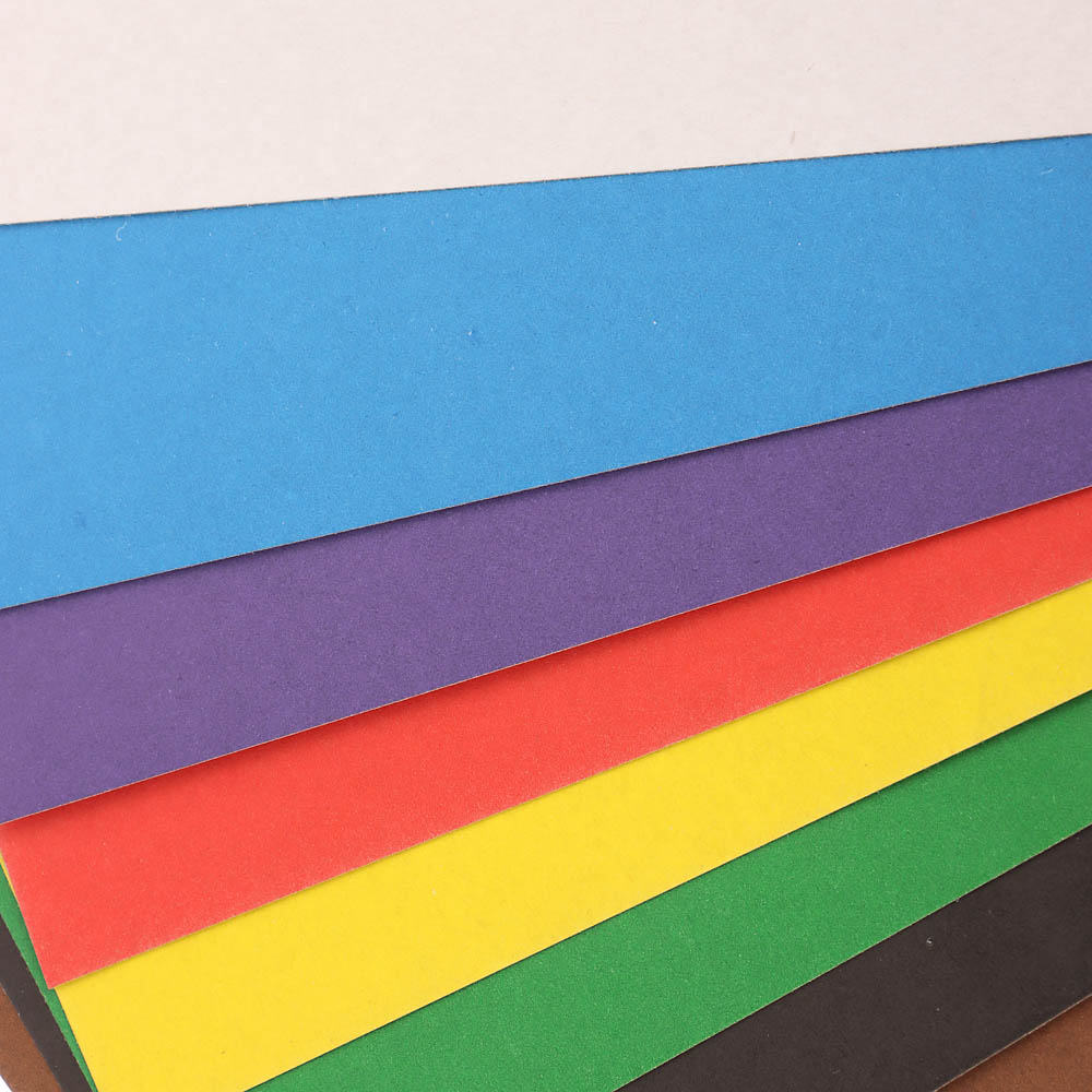 Картон цветной ClipStudio А4, 8 л., 8 цв., немелованный,  в карт. папке, арт.№ 558-069