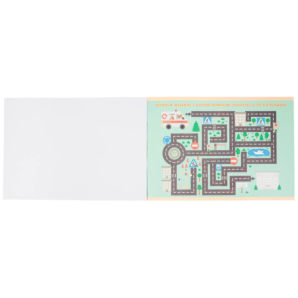 Альбом для рисования A4 20л., офсет 110г/м2, скрепка, в ассортименте, арт.№ 515-075