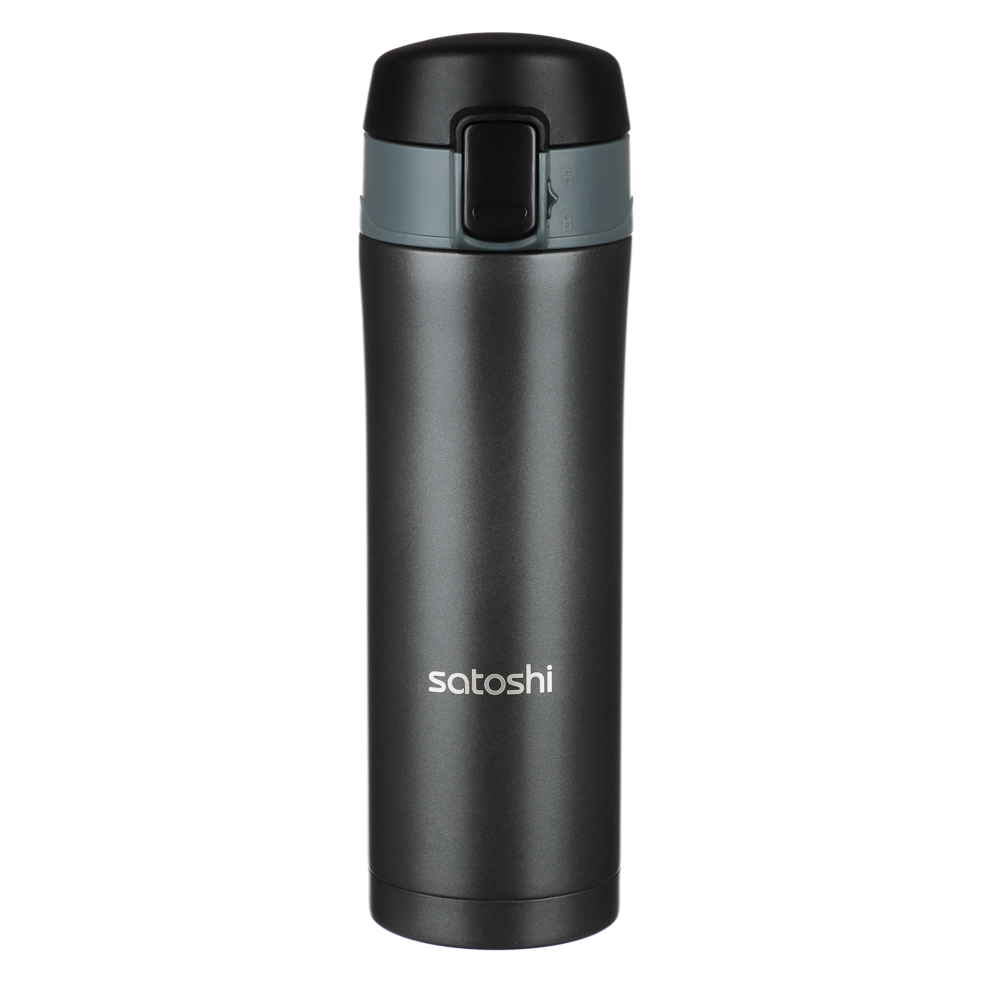 SATOSHI Термос-кружка с крышкой на защелке, 450мл, SL-047, нерж. сталь, арт.№ 841-783