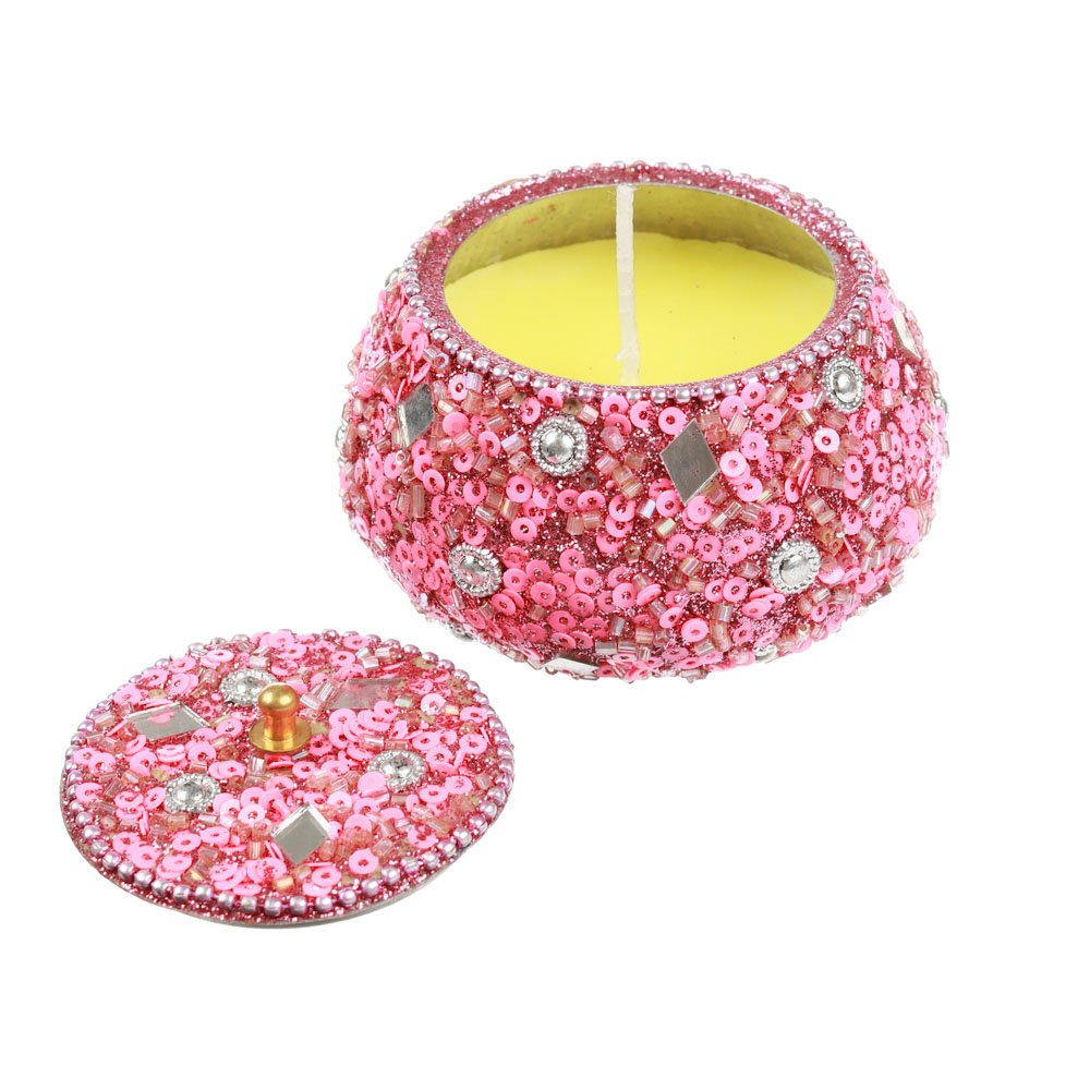 INBLOOM Свеча с цитронеллой уличная 7x7x6см декоративная, арт.№ 159-153