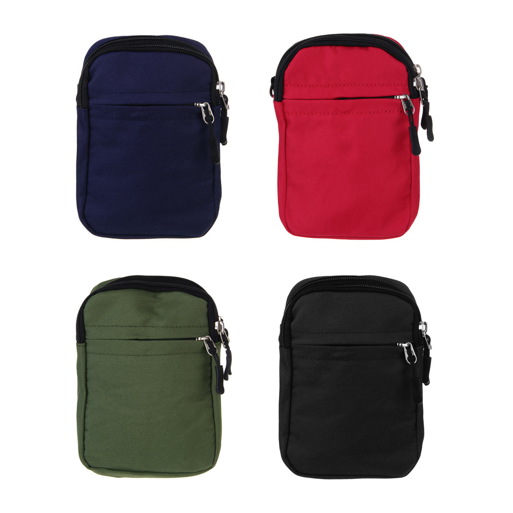 ЮL Сумка на длинном ремне, полиэстер, 13х19х4см, 4 цвета, арт.№ 337-040