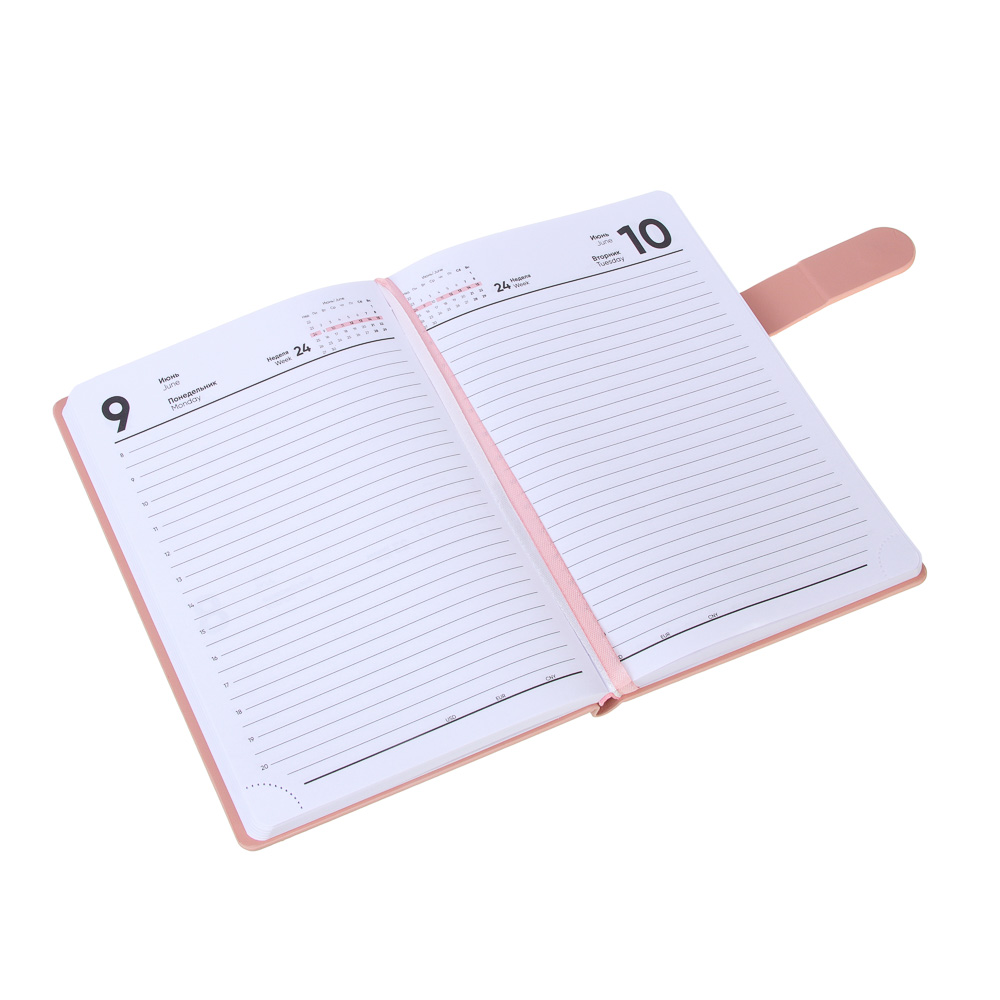 Ежедневник на 2025 "ТИЗАН" А5, 352 стр., твердая обложка с поролоном, иск.кожа, магнитная застежка, коричневый, арт.№ 572-245