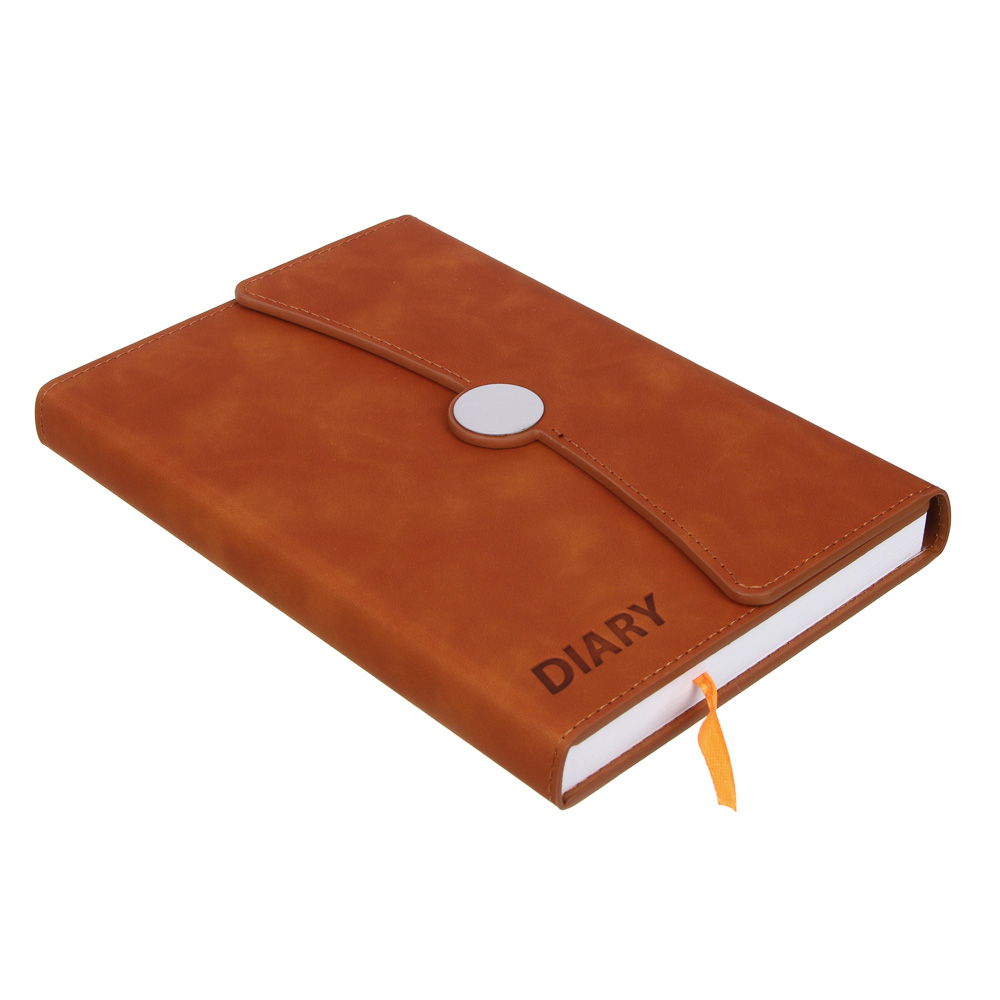 Ежедневник недатированный "ПРОВАНС" А5, 320 страниц, твердая обложка искусственная кожа, клапан, магнитная застежка, коричневый, арт.№ 572-248