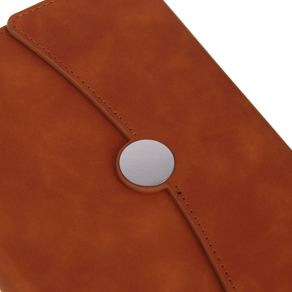 Ежедневник недатированный "ПРОВАНС" А5, 320 страниц, твердая обложка искусственная кожа, клапан, магнитная застежка, коричневый, арт.№ 572-248