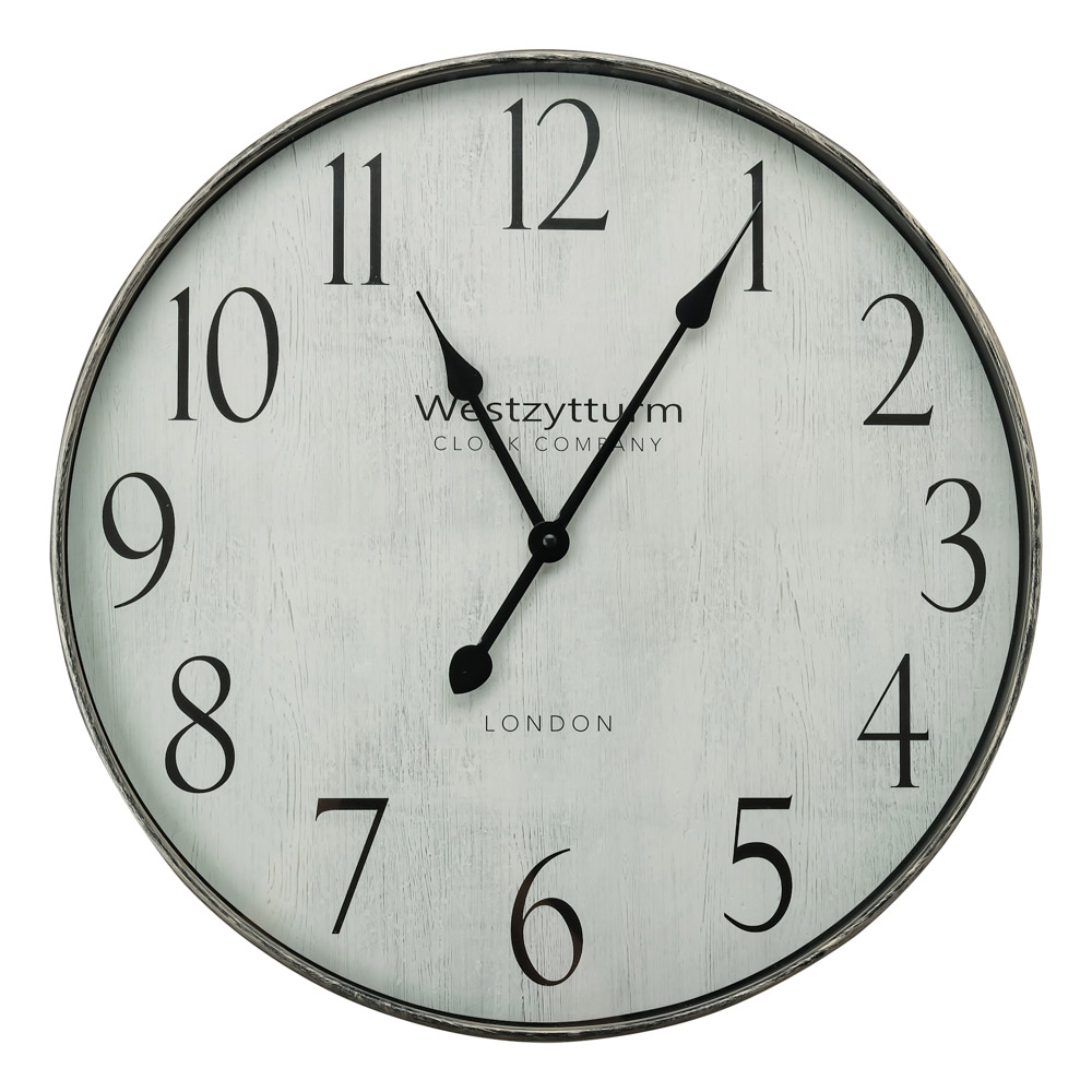 LADECOR CHRONO Часы настенные, пластик, 50,6x50,6x5 см, 1xAA, цвет серый, арт.2, арт.№ 581-965