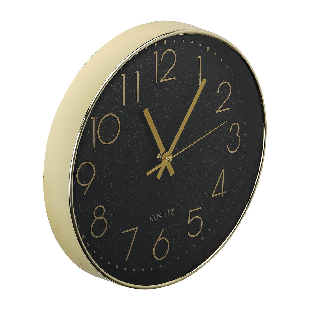 LADECOR CHRONO Часы настенные, пластик, 29,3x29,3x5 см, 1xAA, цвет серый космос, арт.№ 581-975