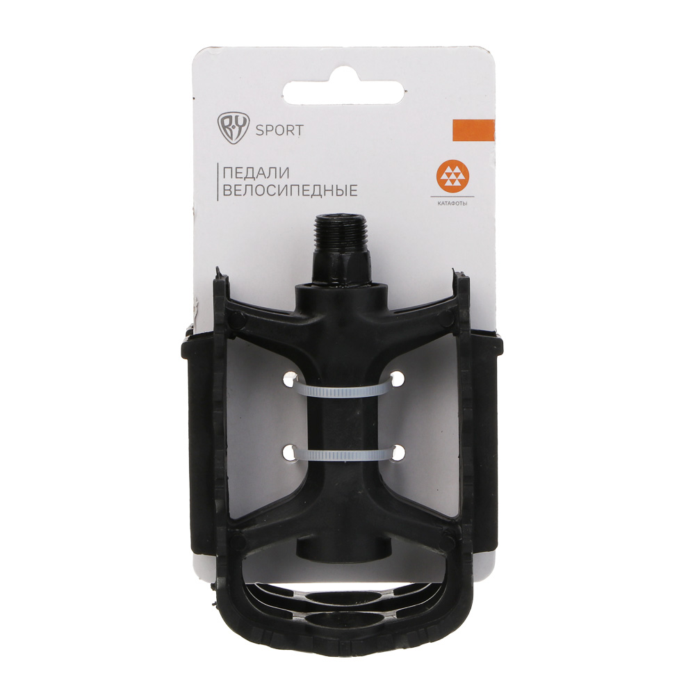 Педали велосипедные, тм BY SPORT, 2шт, 10.5х7.5см, пластик, металл, арт.№ 195-007