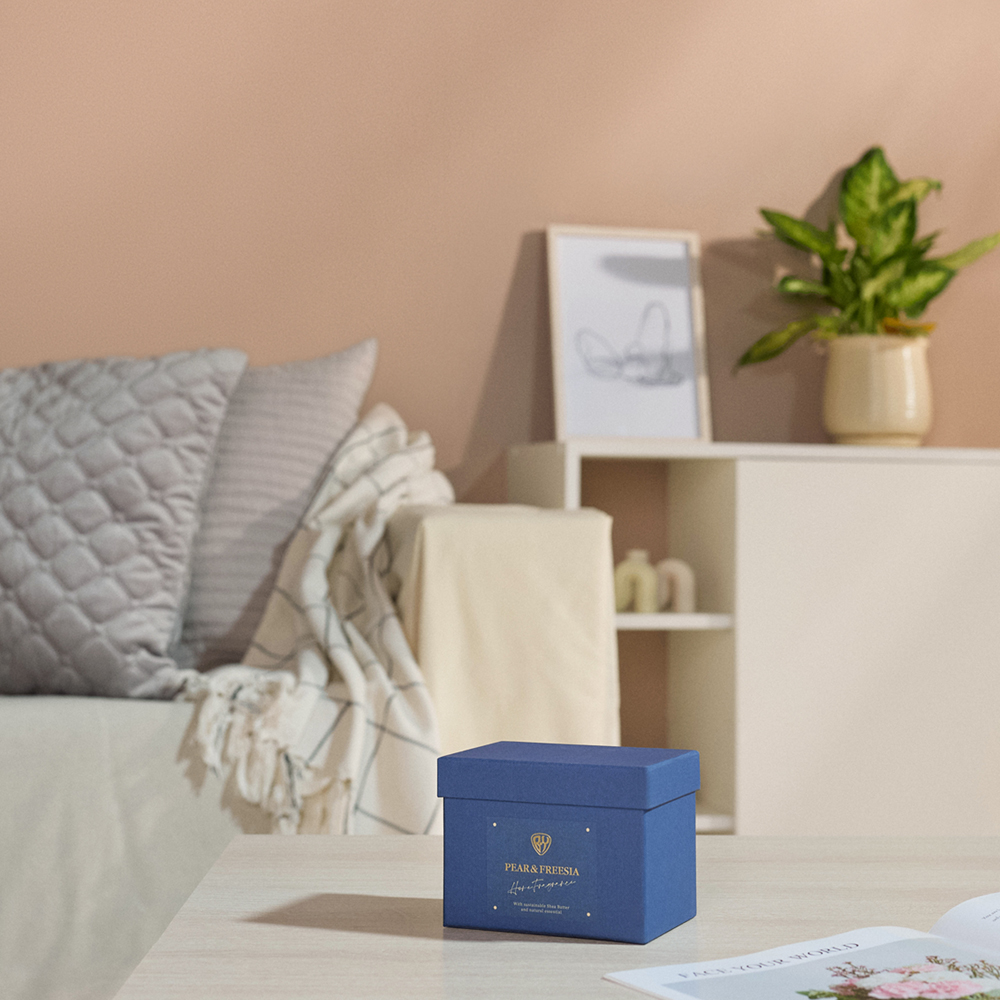 BY Свеча ароматизированная Deluxe Nobile, 200 гр. Pear&Freesia, арт.№ 412-236