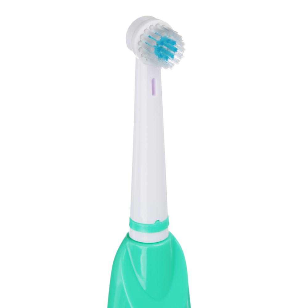 LEBEN Зубная щетка электрическая круглая, 2АА, 2 цвета, арт.№ 263-006