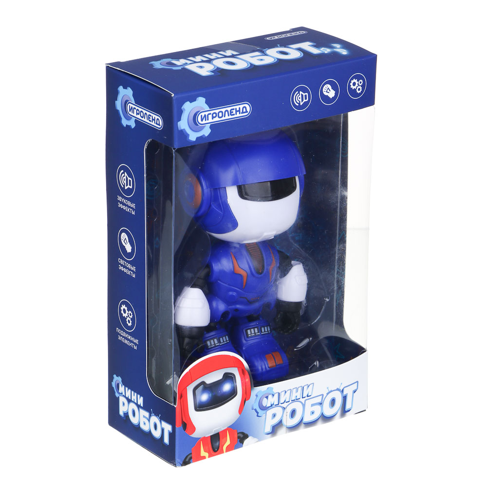 ИГРОЛЕНД Робот Мини, пластик, 15х11х12 см, арт.№ 272-860