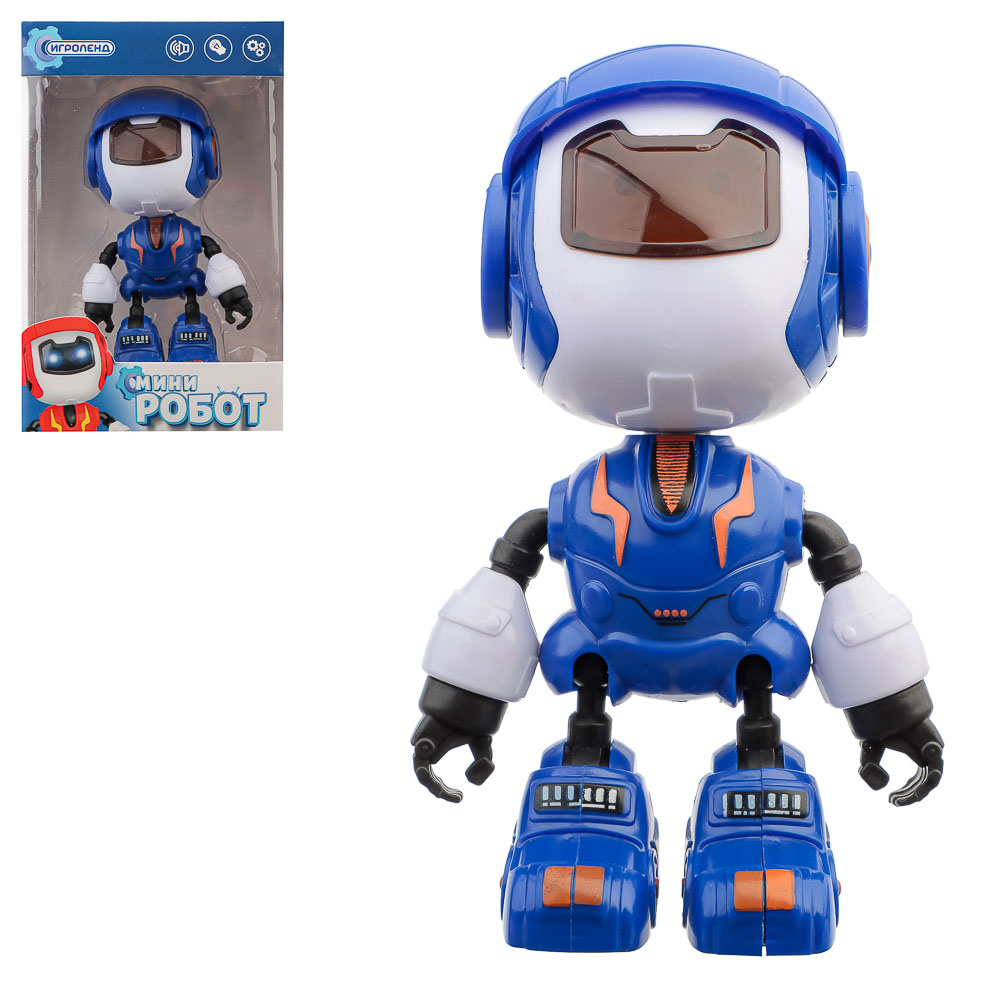 ИГРОЛЕНД Робот Мини, пластик, 15х11х12 см, арт.№ 272-860
